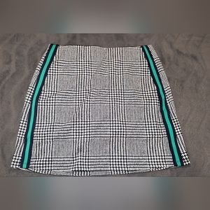 NEW Polo Golf Ralph Lauren Performance Skort Navy Blue Houndstooth Medium